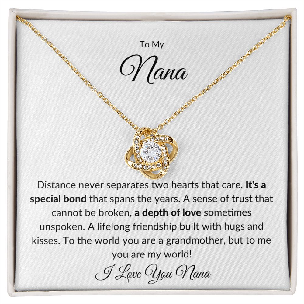To My Nana | A Special Bond (Love Knot Necklace)