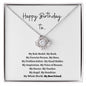 Happy Birthday Best Friend (Love Knot Necklace)