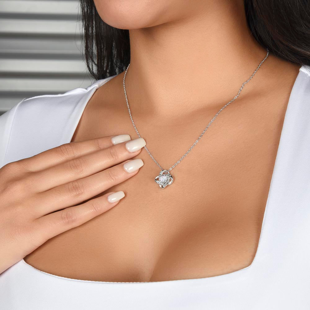 To My Soulmate | The Day I Met You (Love Knot Necklace)