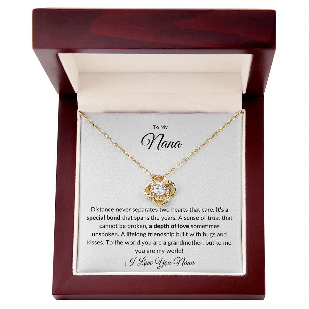 To My Nana | A Special Bond (Love Knot Necklace)