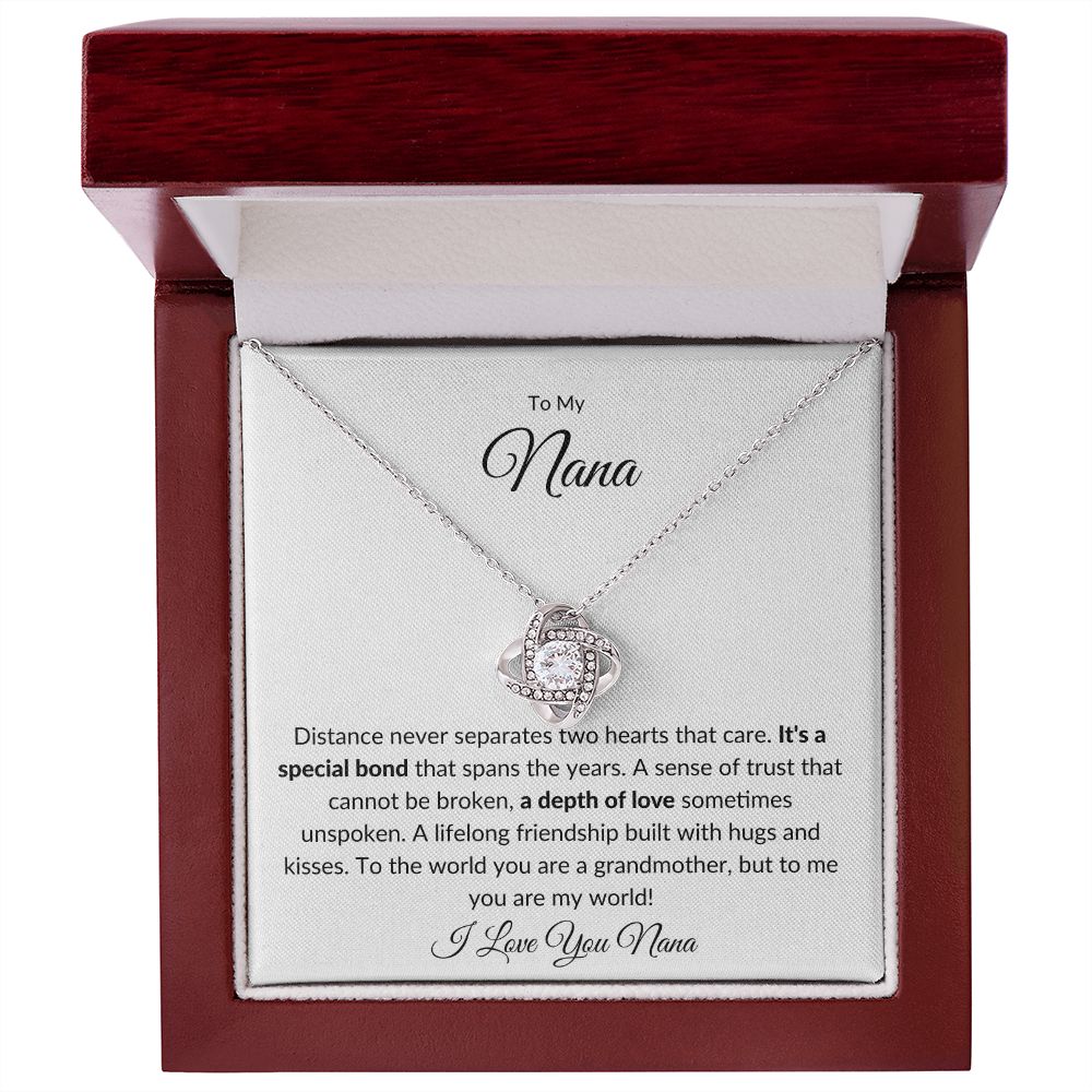 To My Nana | A Special Bond (Love Knot Necklace)