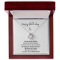 Happy Birthday Best Friend (Love Knot Necklace)