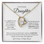To My Amazing Daughter | A Special Bond (Forever Love Necklace)