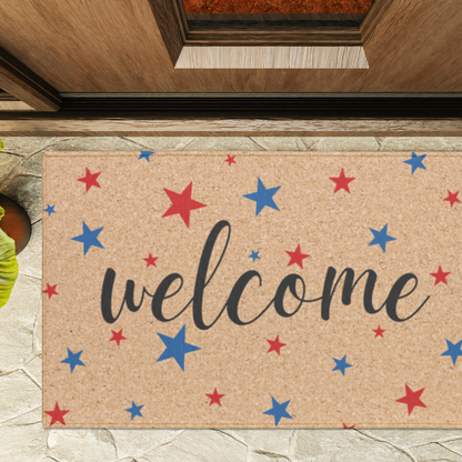 4th Of July Welcome Doormat