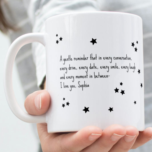 A Gentle Reminder, I Love You Personalized Mug