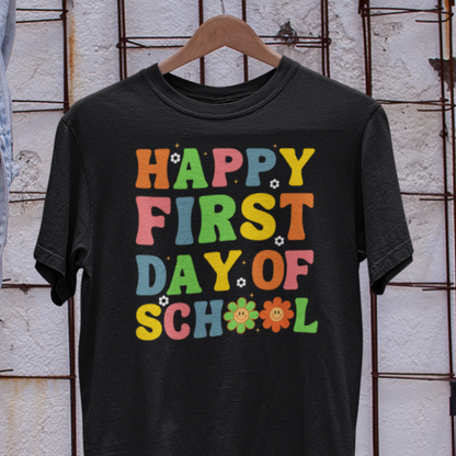 Happy First Day of School (Sunflower T-Shirt)