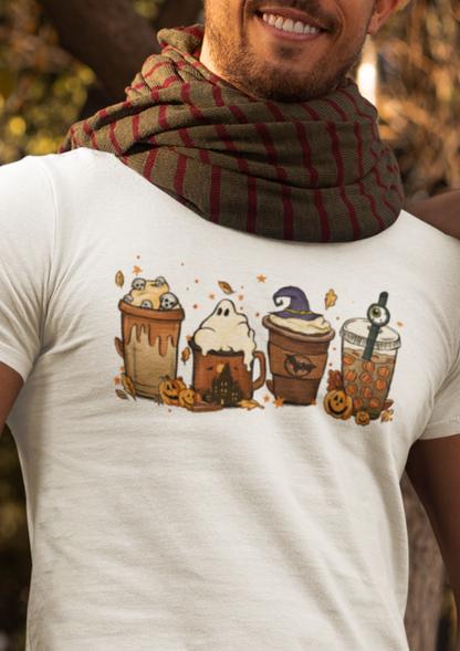 Fall Coffee Cup Graphic Shirts