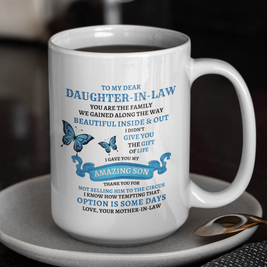 To My Daughter In Law | You Are Family Mug