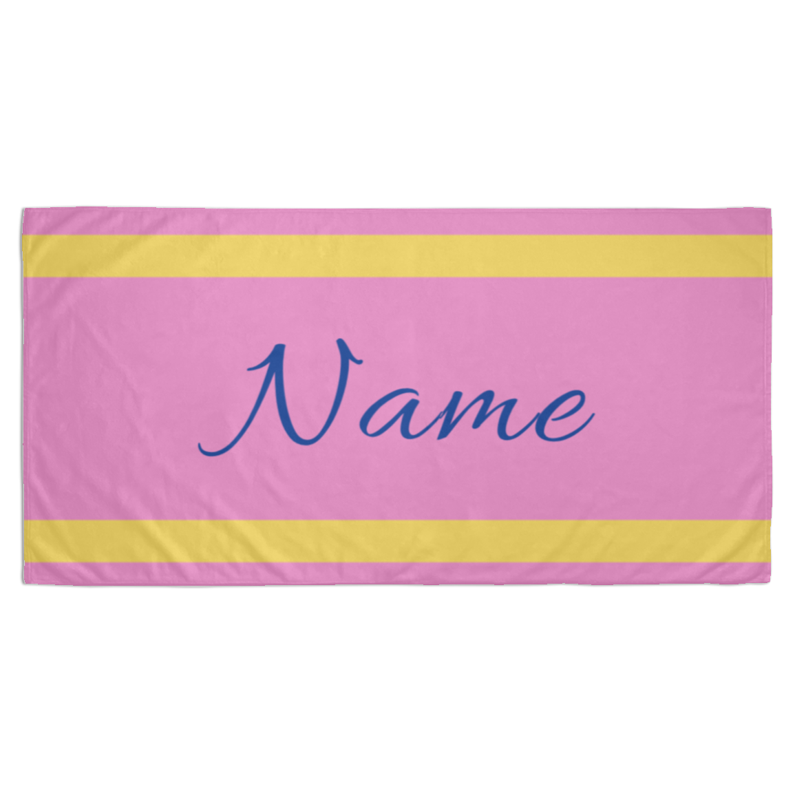 Large Custom Name Beach Towel (35x70)