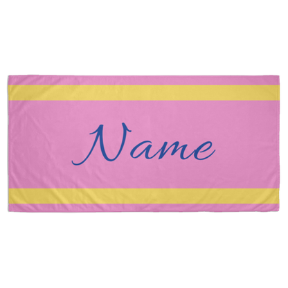 Large Custom Name Beach Towel (35x70)