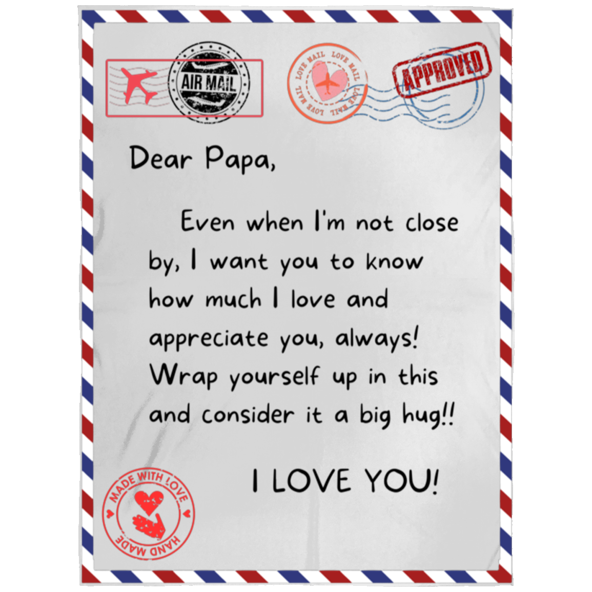 Dear Grandpa (Mail Blankets)