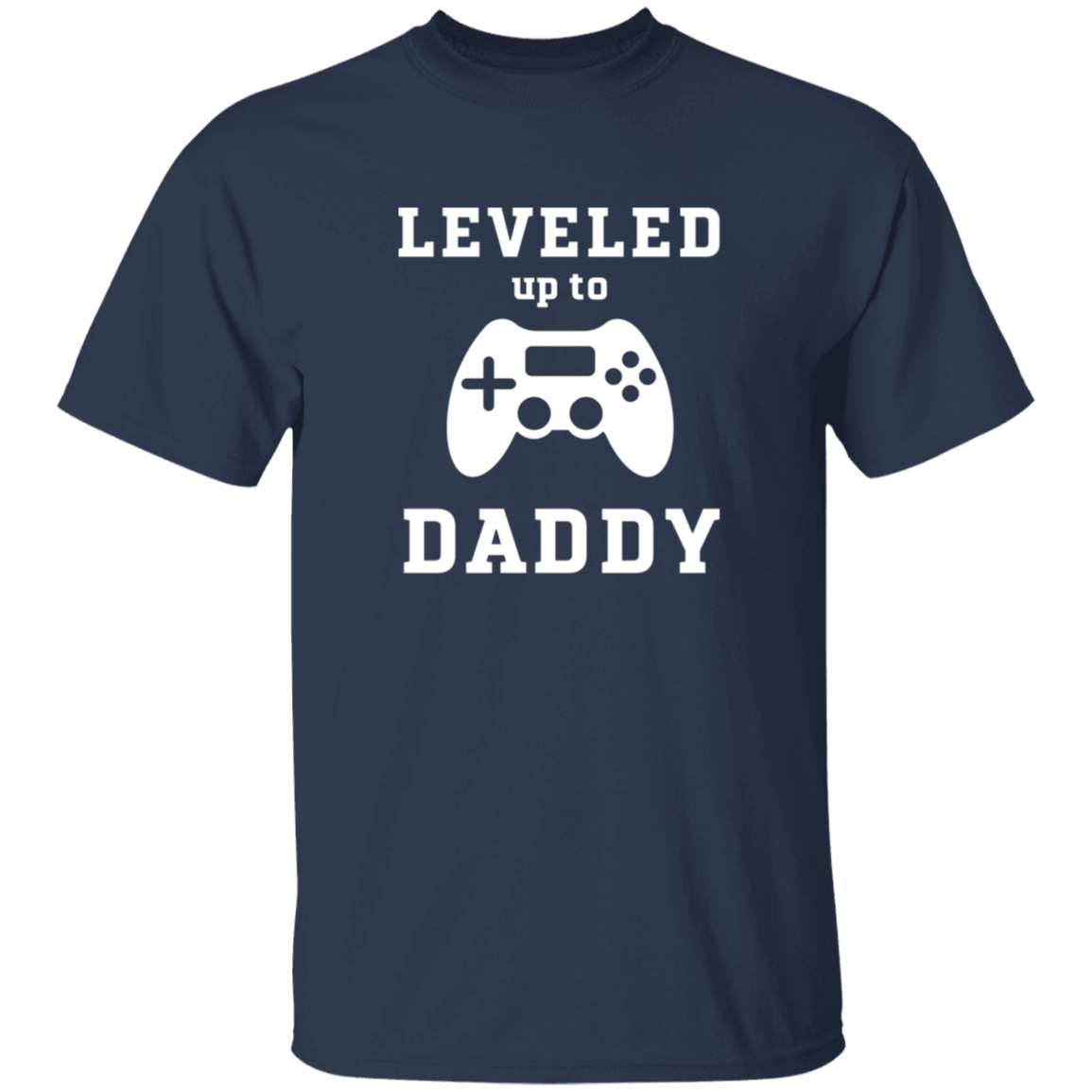 Leveled Up to Daddy T-Shirt & Matching Baby Onesie Set | New Dad Gift