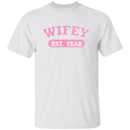 Personalized Wifey Est. Year Apparel