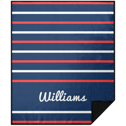 Red, White & Blue Personalized Picnic Blanket