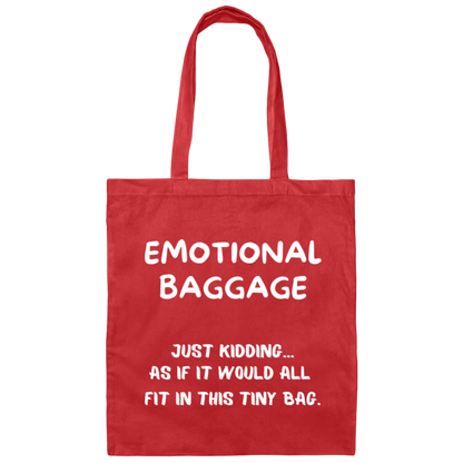 Emotional Baggage (Cotton Tote Bag)