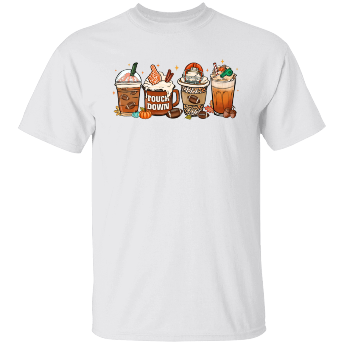 Fall Coffee Cup Graphic Shirts