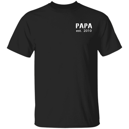 Papa Is My Favorite Name Personalized T-Shirt