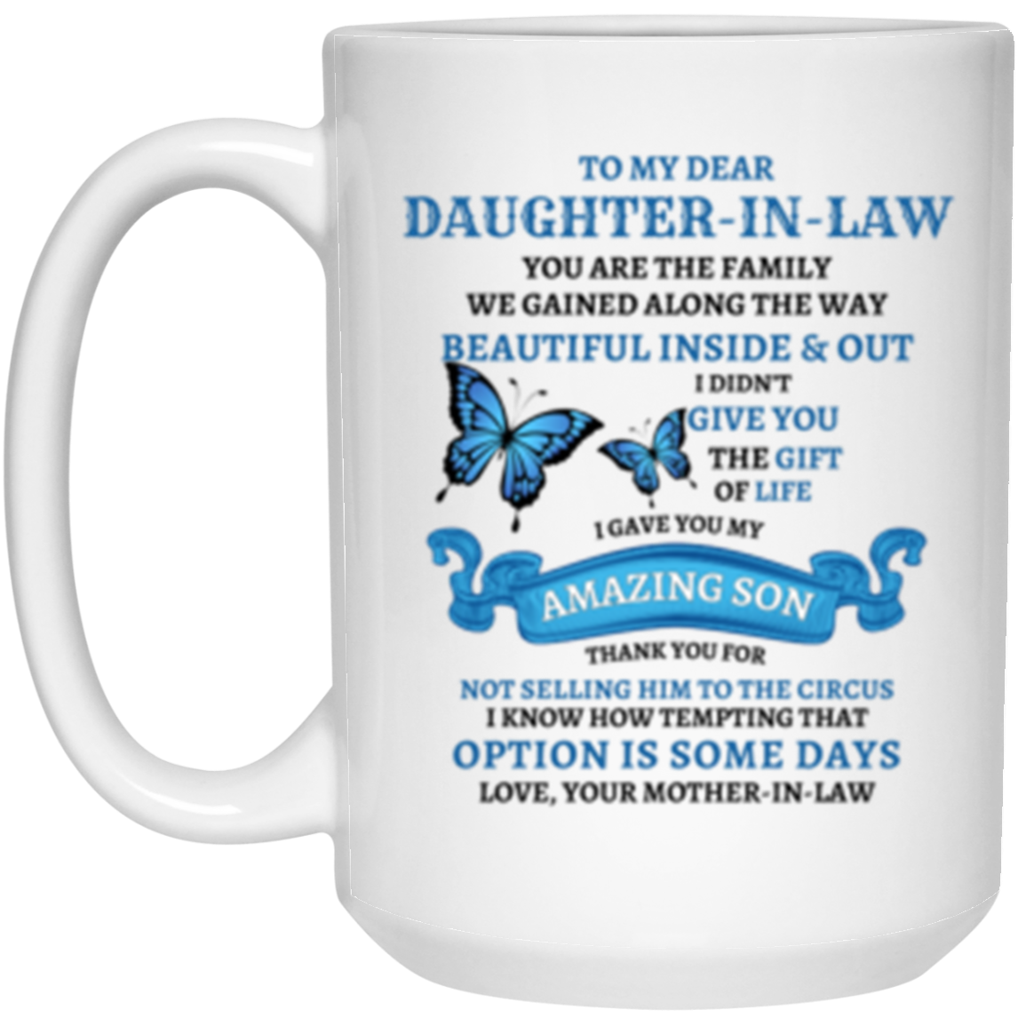 To My Daughter In Law | You Are Family Mug