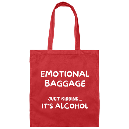 Emotional Baggage | Alcohol (Cotton Tote Bag)