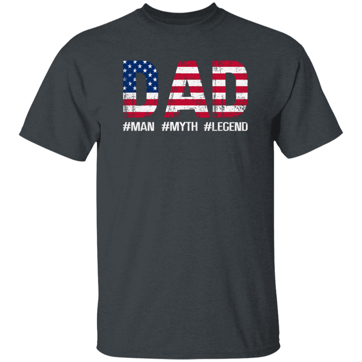 Dad: Man, Myth, Legend Stars & Stripes T-Shirt