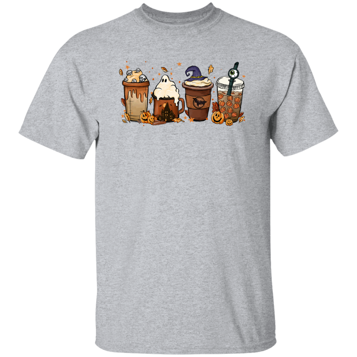 Fall Coffee Cup Graphic Shirts