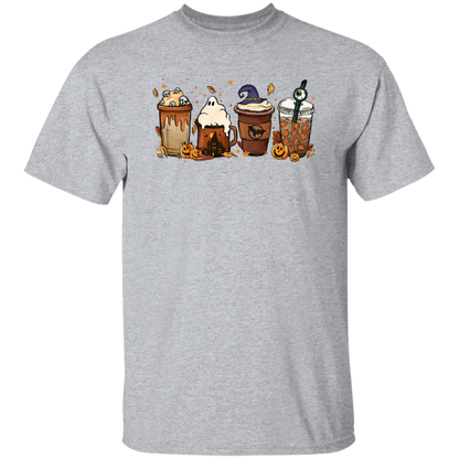 Fall Coffee Cup Graphic Shirts