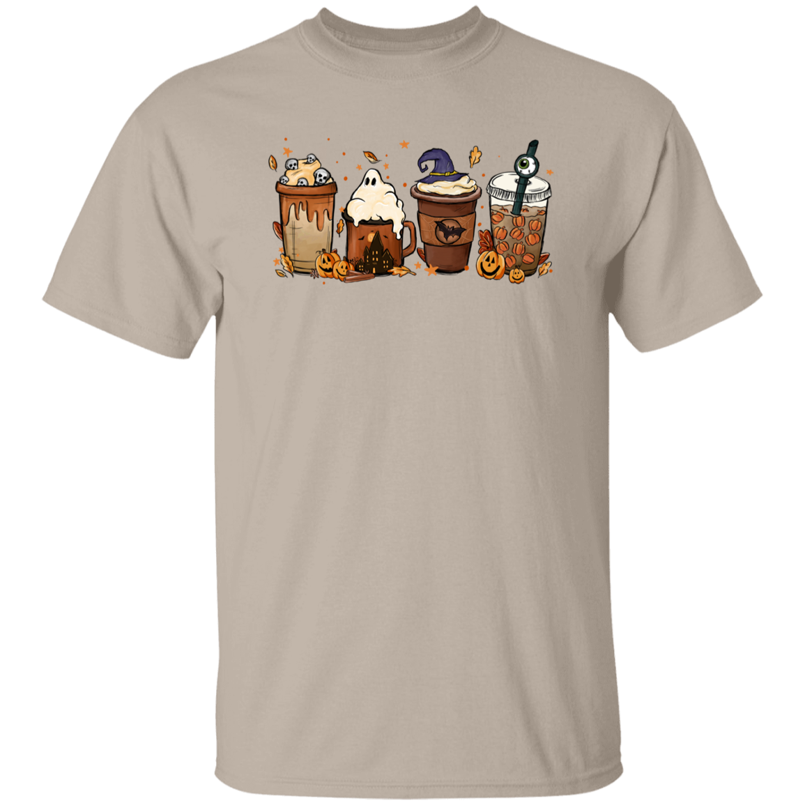 Fall Coffee Cup Graphic Shirts