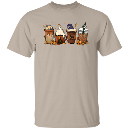 Fall Coffee Cup Graphic Shirts