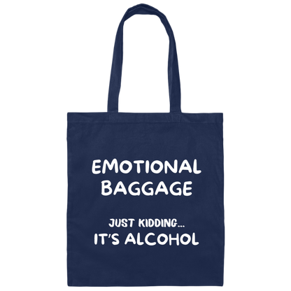 Emotional Baggage | Alcohol (Cotton Tote Bag)