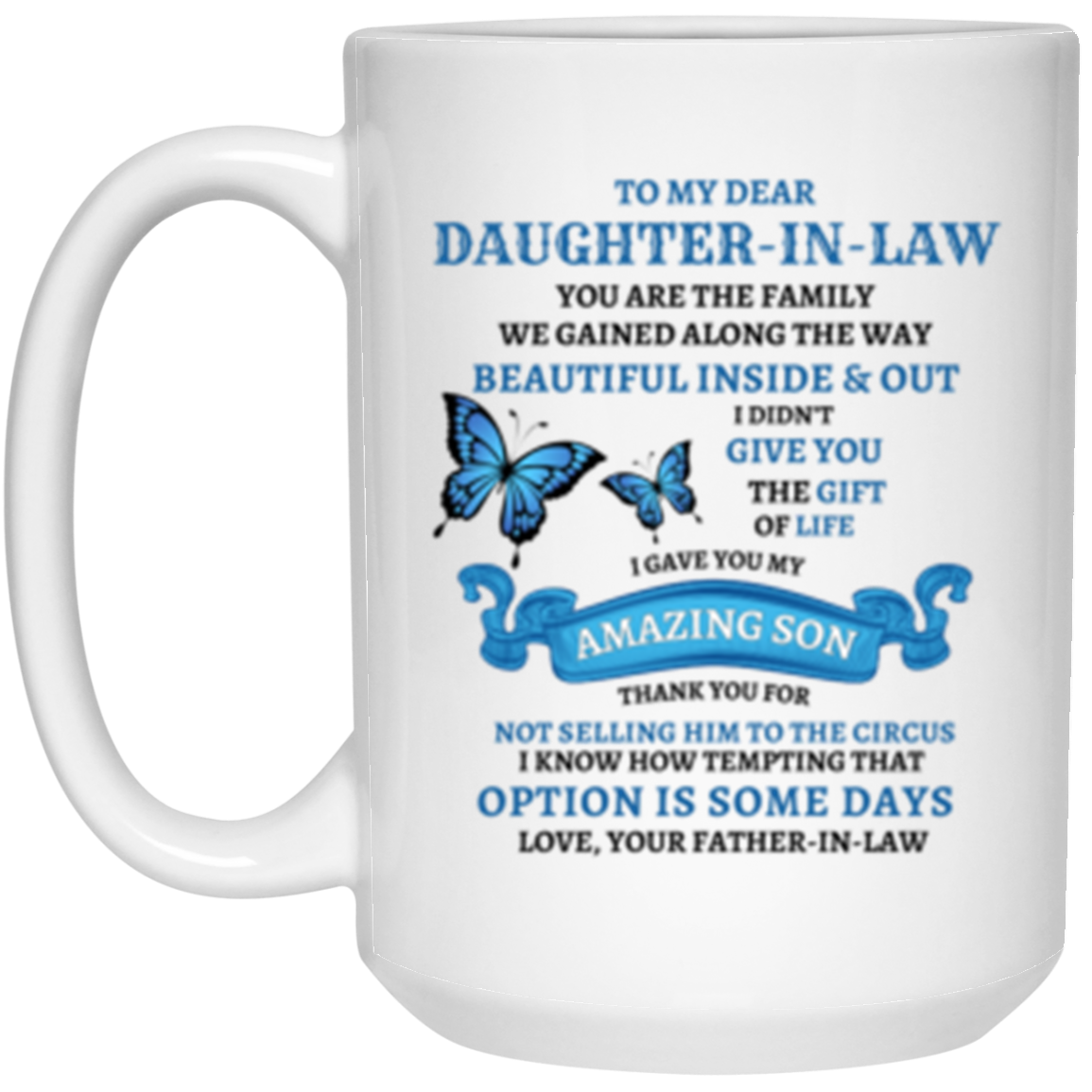 To My Daughter In Law | You Are Family Mug