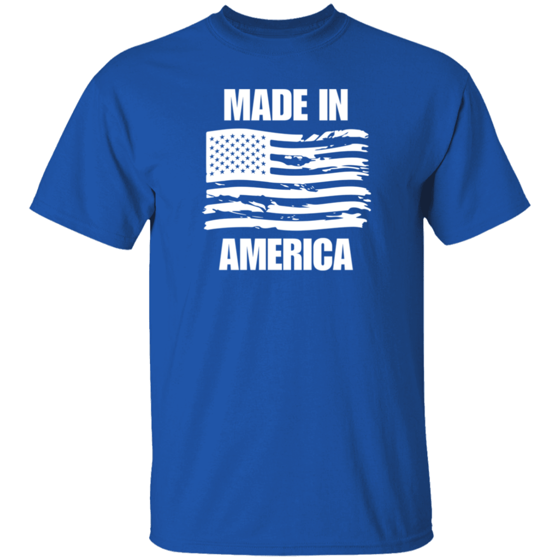 Made In America Grunge Flag T-Shirt