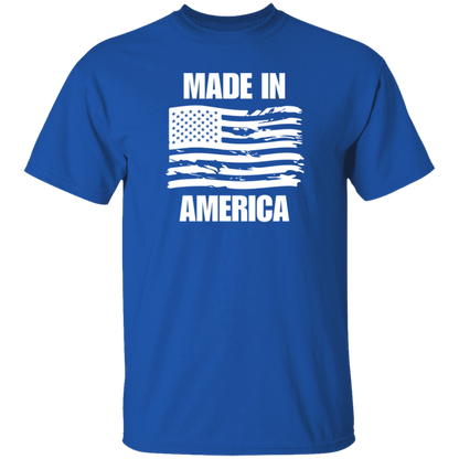 Made In America Grunge Flag T-Shirt