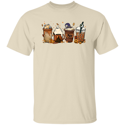 Fall Coffee Cup Graphic Shirts