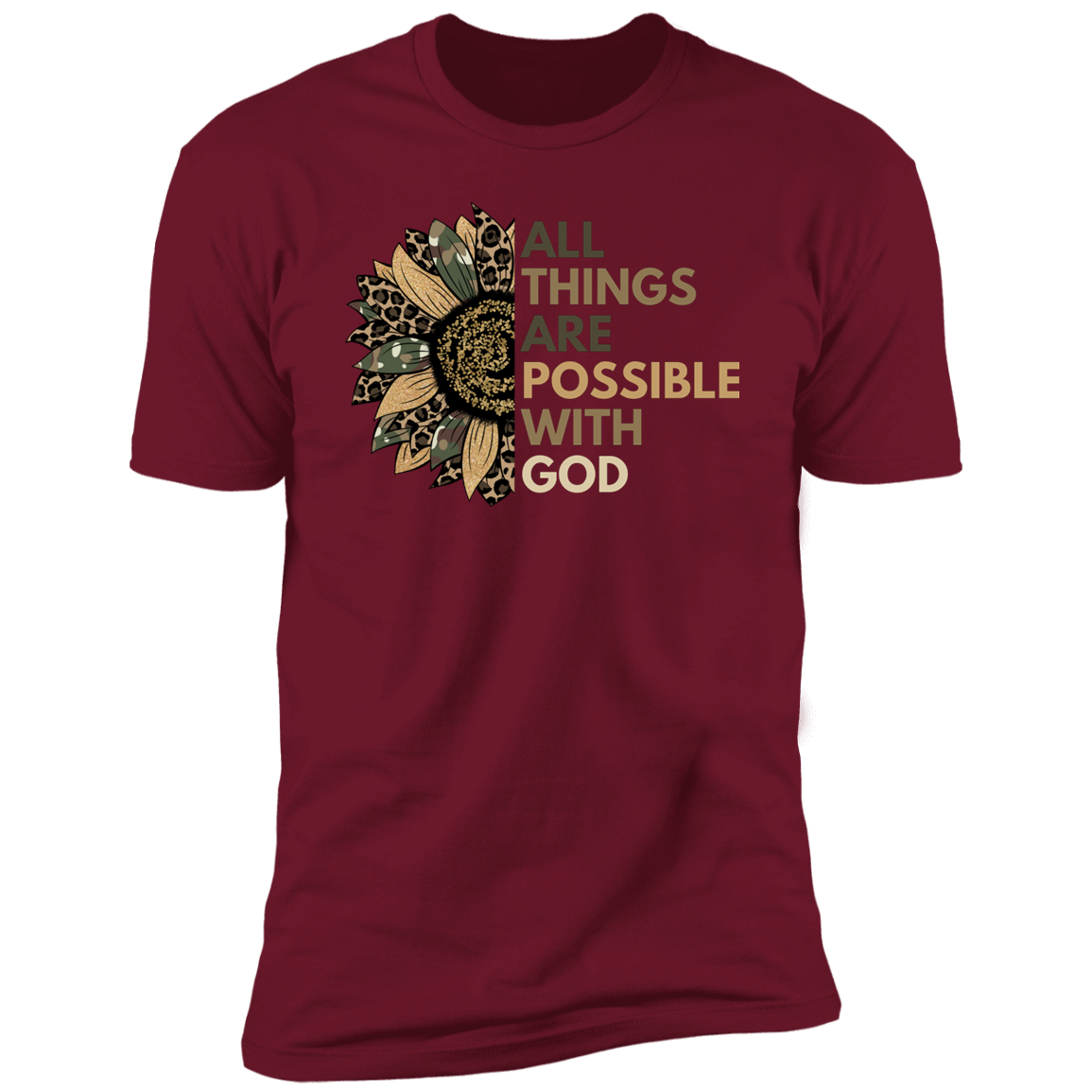 Possible With God (Sunflower T-Shirt)