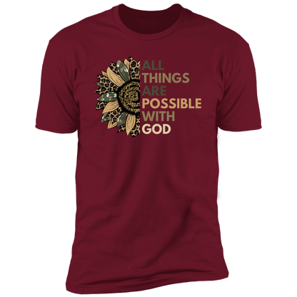 Possible With God (Sunflower T-Shirt)