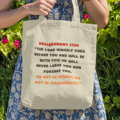 Fall For Jesus (Heart Tree Cotton Tote Bag)