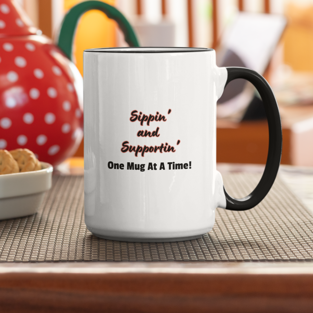 MauveM | Sip/Support Accent Mug