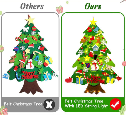 Interactive Felt Christmas Tree