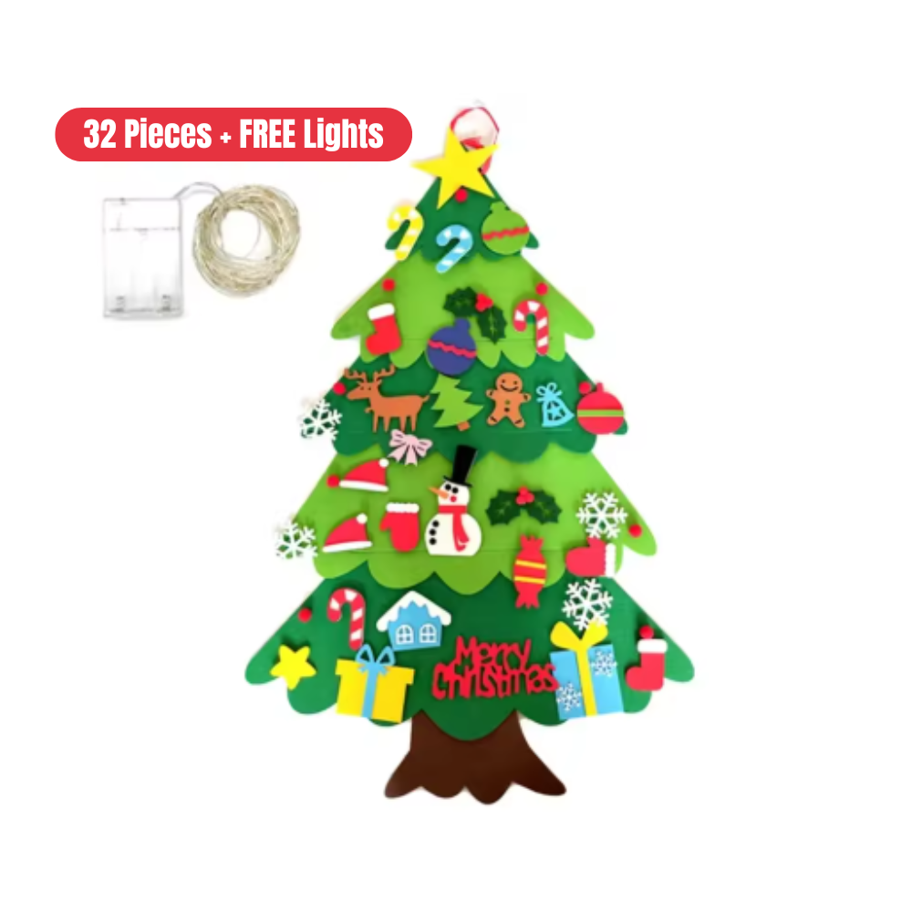 Interactive Felt Christmas Tree