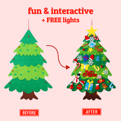 Interactive Felt Christmas Tree