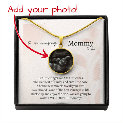 Mommy To Be | New Mom | First Time Mom Jewelry | Picture Pendant Necklace