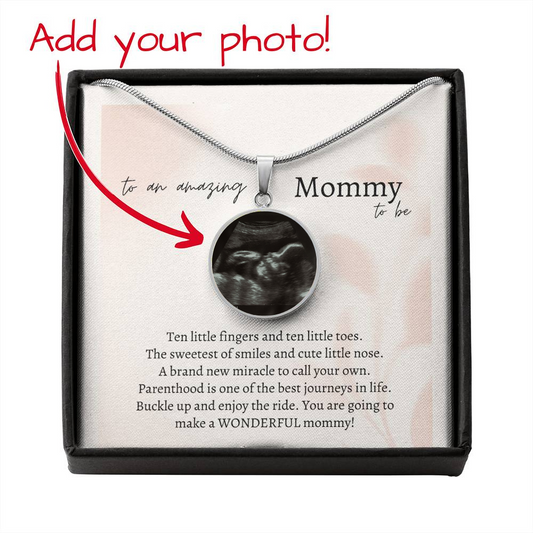 Mommy To Be | New Mom | First Time Mom Jewelry | Picture Pendant Necklace