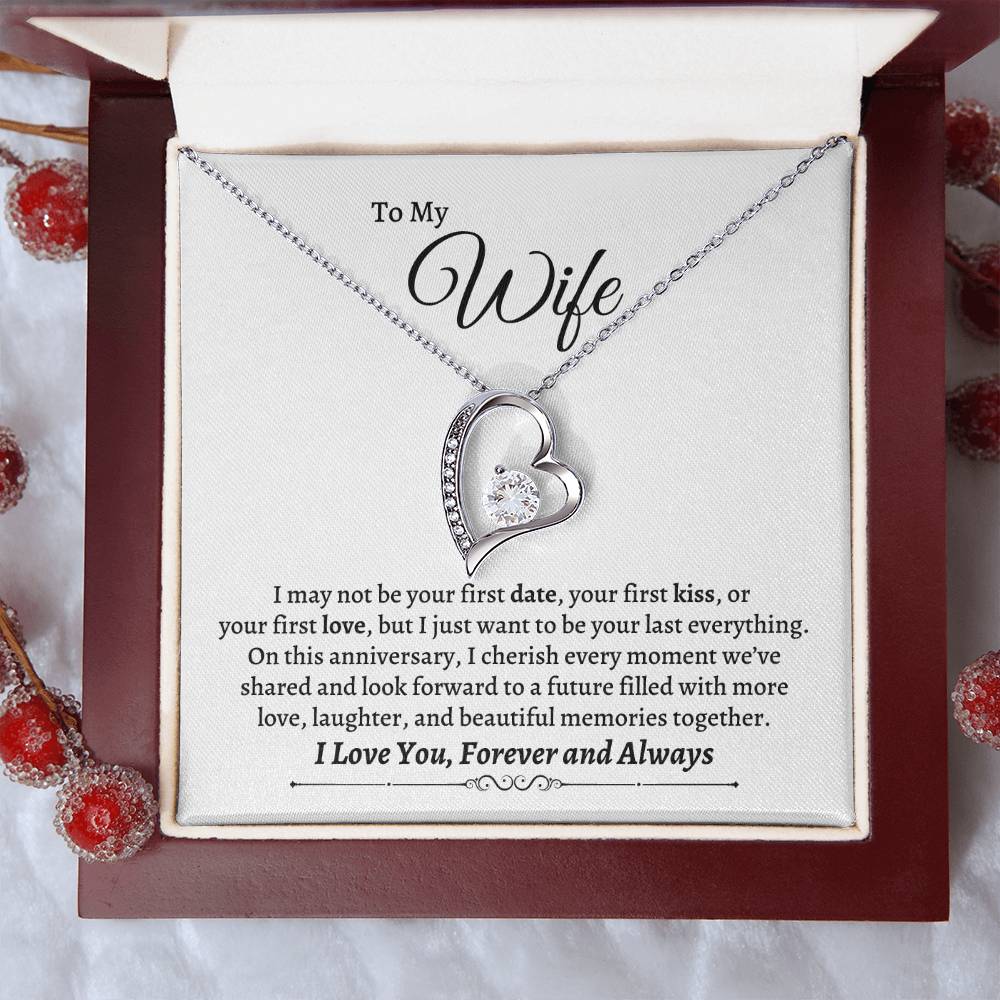 To My Wife | Love You Forever And Always Forever Love Necklace