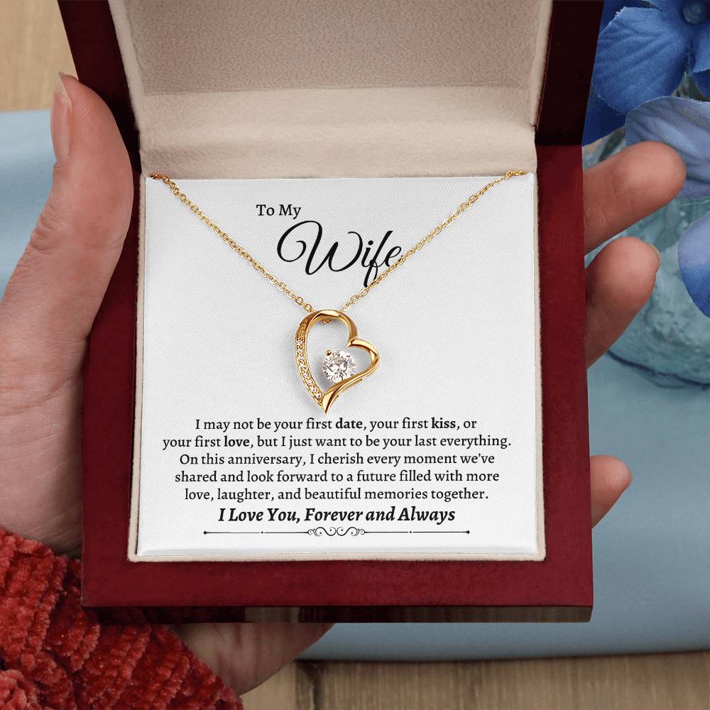 To My Wife | Love You Forever And Always Forever Love Necklace