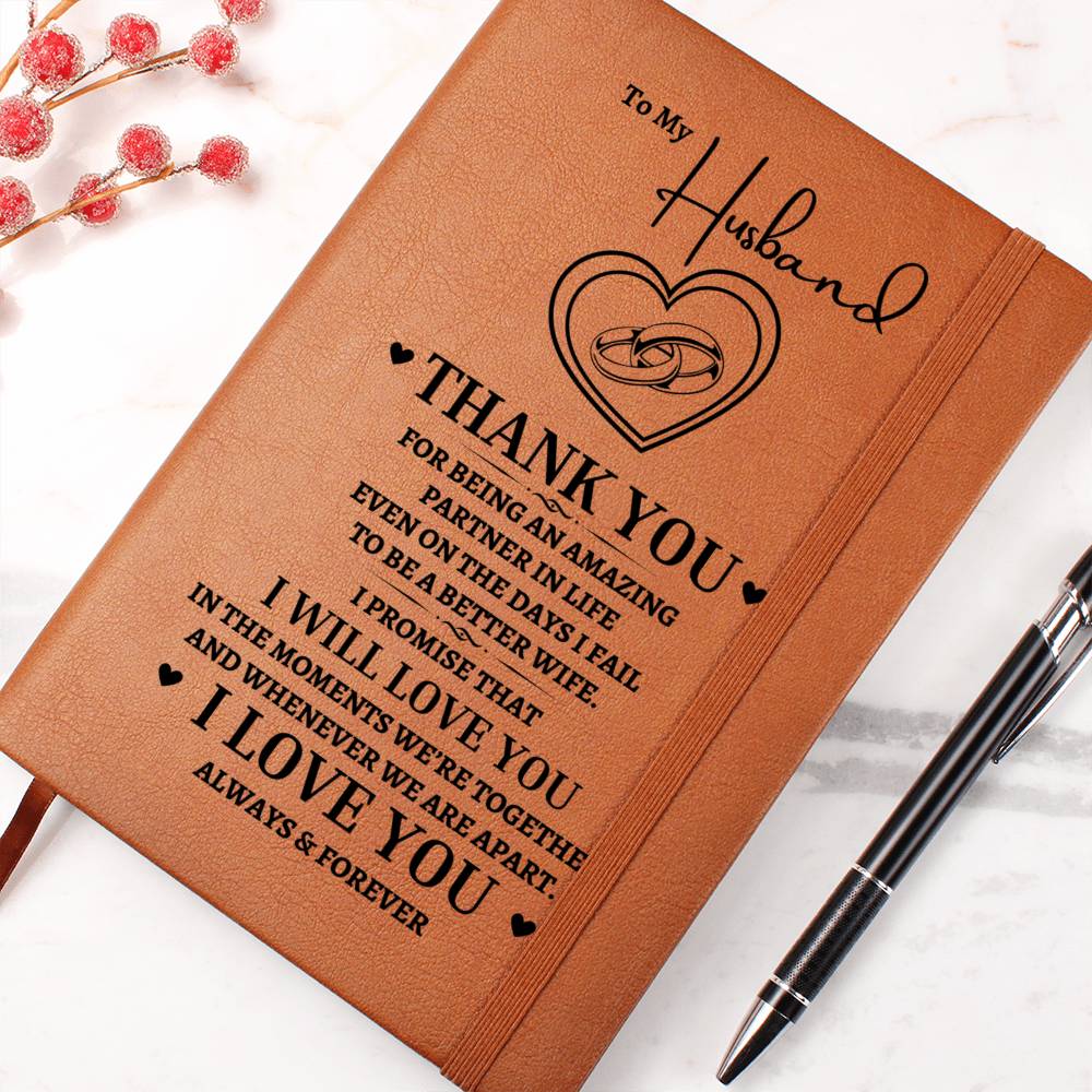 To My Husband | Amazing Partner (Blank Journal)