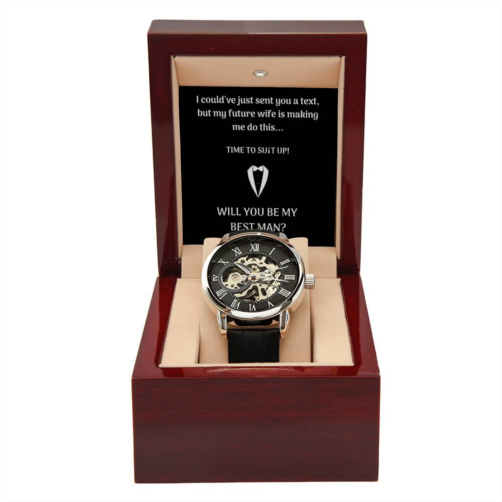 Best Man (Openwork Watch)