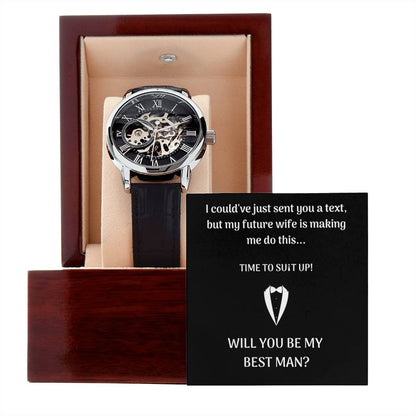 Best Man (Openwork Watch)