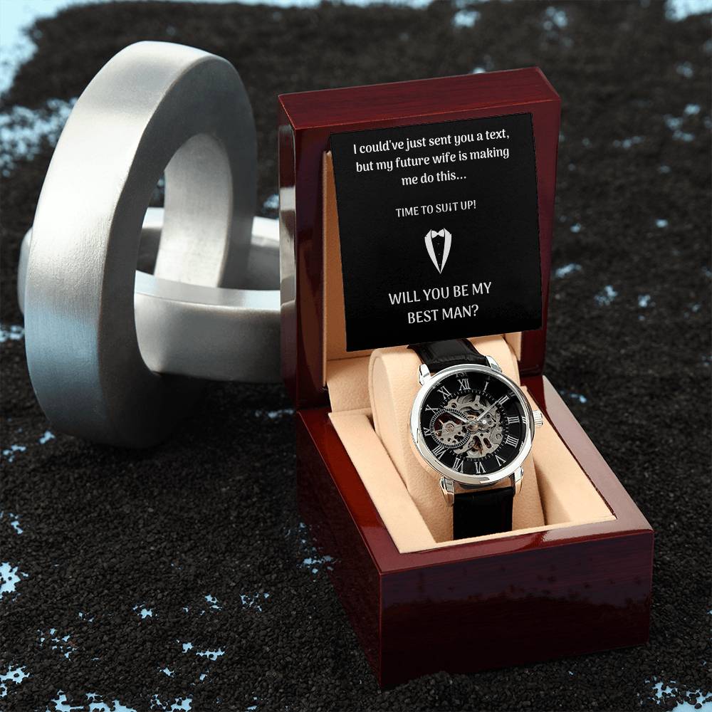 Best Man (Openwork Watch)