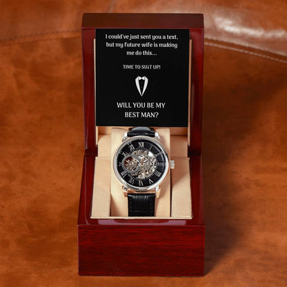 Best Man (Openwork Watch)