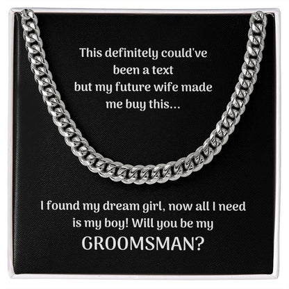 Groomsman | Cuban Link Chain